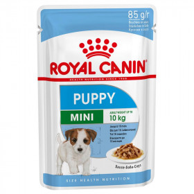 Пауч Royal Canin Mini Puppy -за кучета от  малките породи 1-10 кг., и възраст до 10 месеца 85 гр